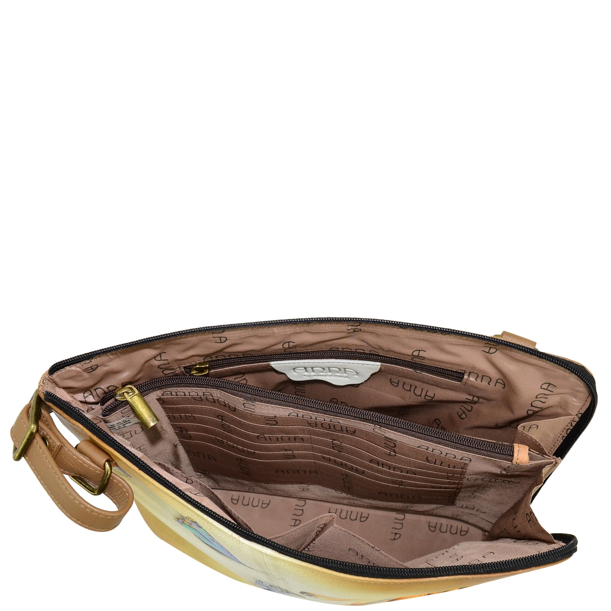 Two-Sided Zip Travel Organizer - 8338| Anuschka Leather India