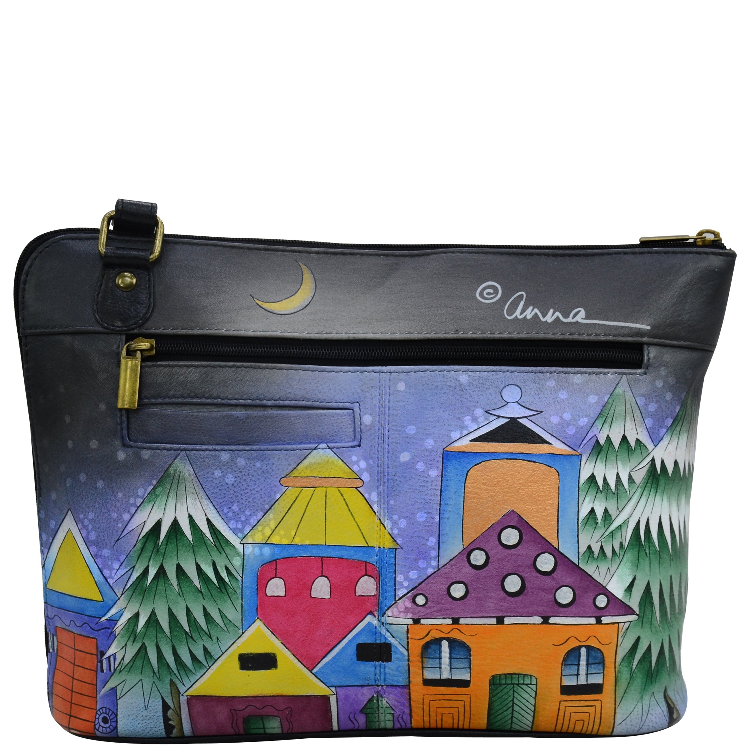 Two-Sided Zip Travel Organizer - 8338| Anuschka Leather India