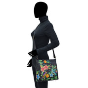 Crossbody with Side Pockets - 8356| Anuschka Leather India