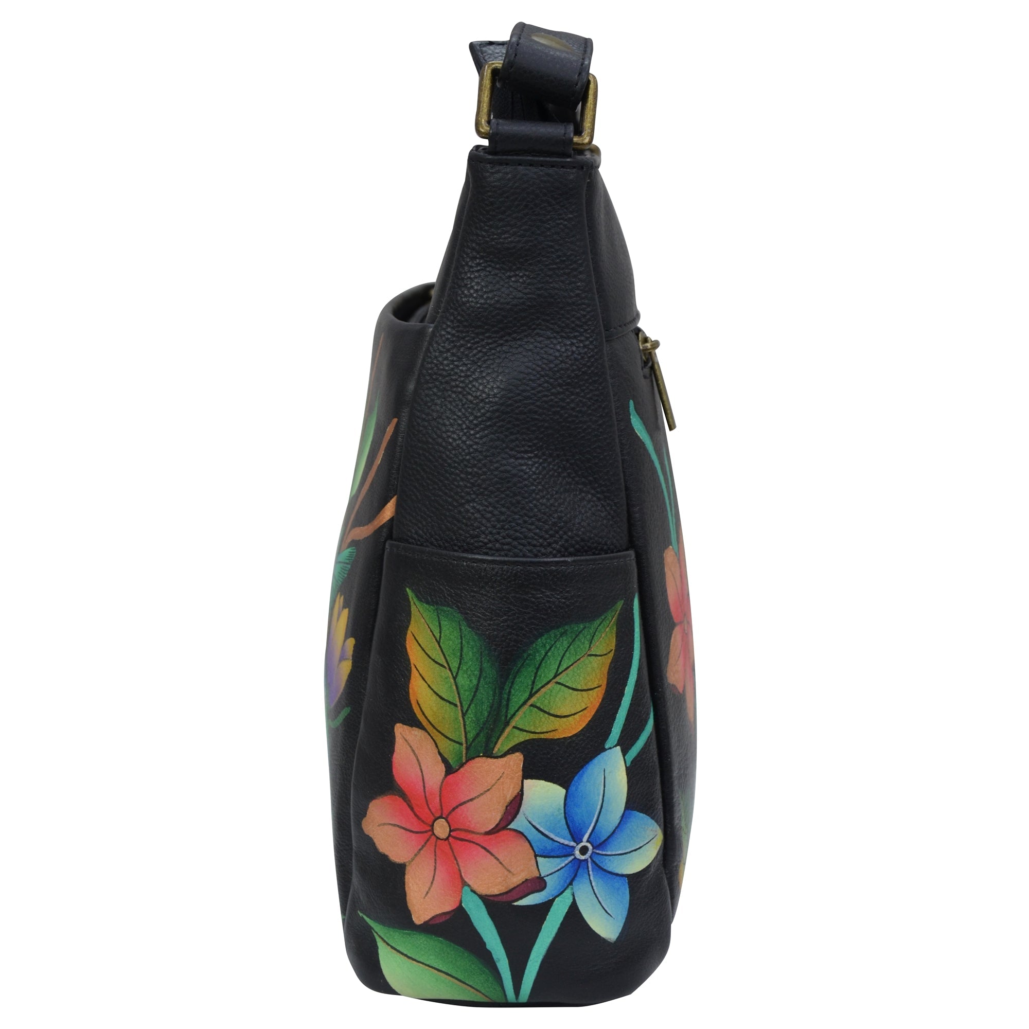 Crossbody with Side Pockets - 8356| Anuschka Leather India