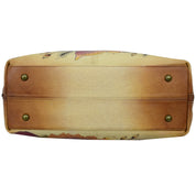 Multi Compartment Satchel - 8392| Anuschka Leather India