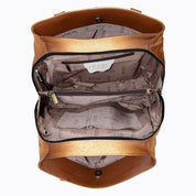 Multi Compartment Satchel - 8392| Anuschka Leather India