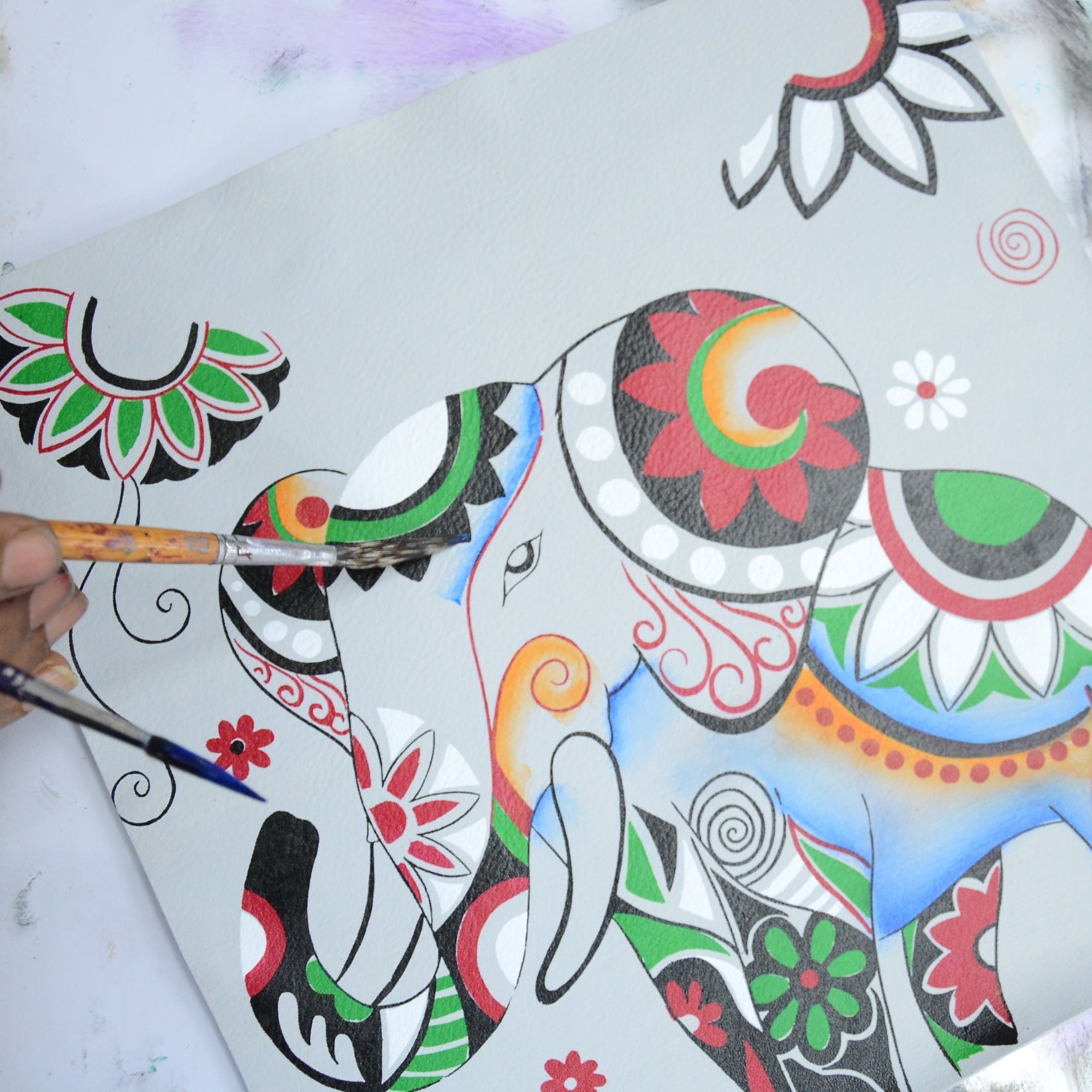 Three Fold Organizer Wallet - 1860| Anuschka Leather India