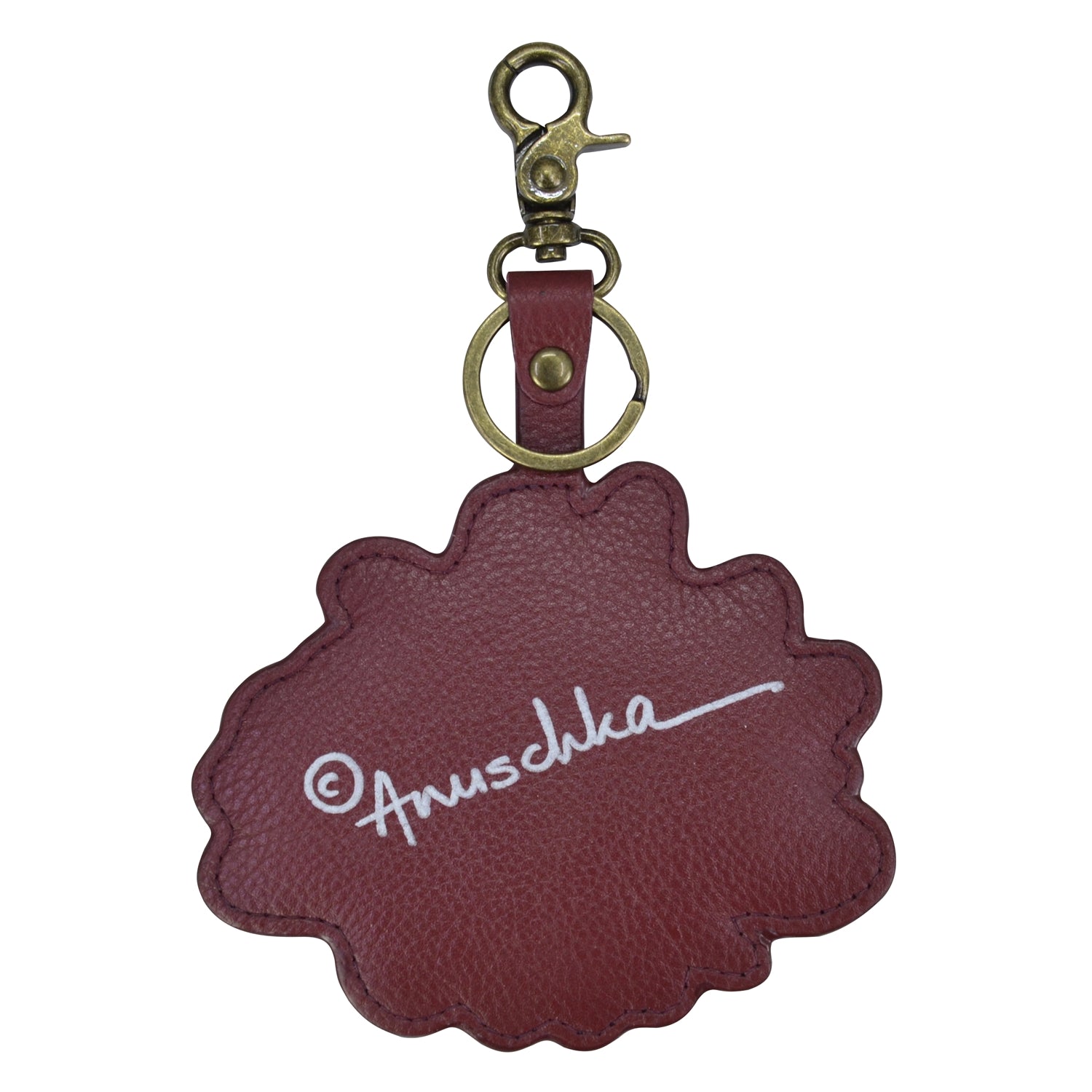 Painted Leather Bag Charm - K0033| Anuschka Leather India