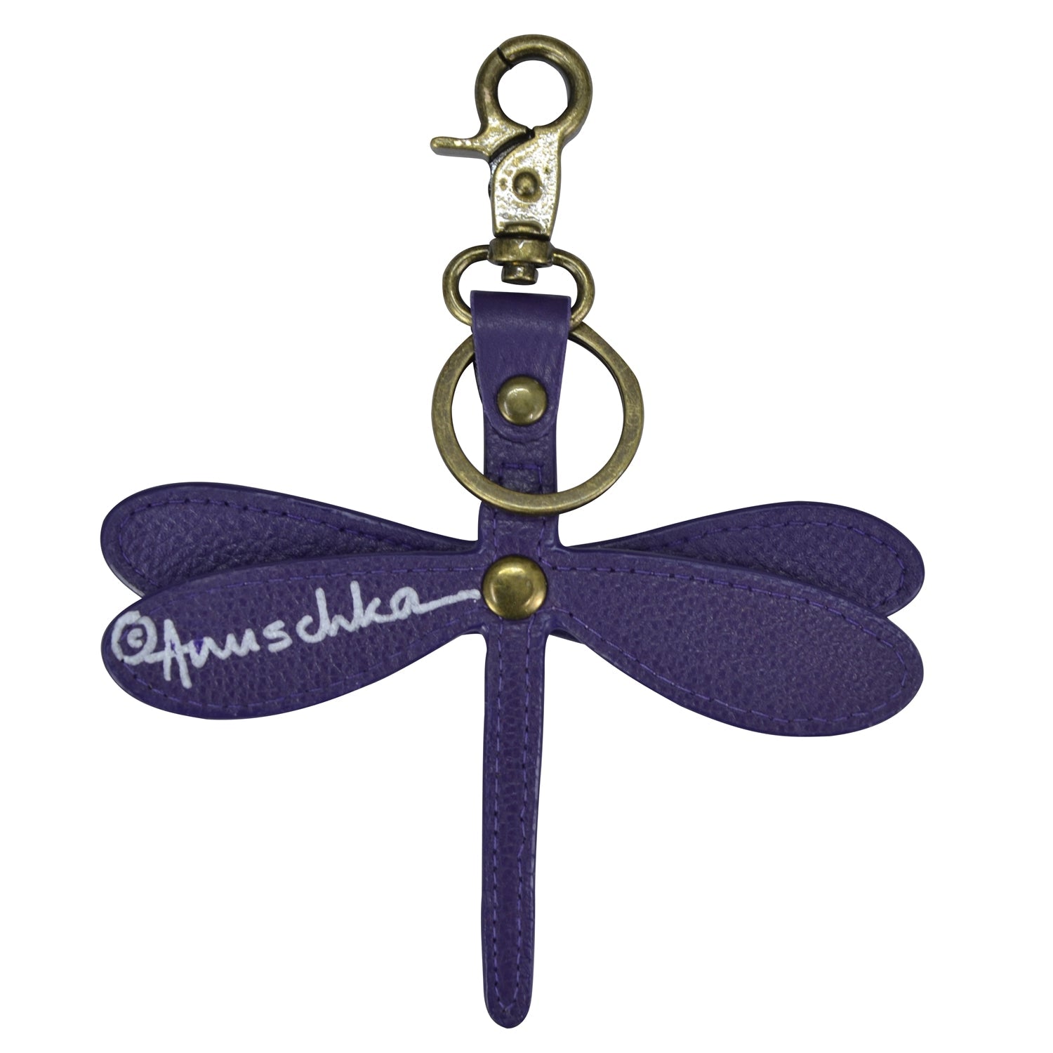 Painted Leather Bag Charm - K0034| Anuschka Leather India