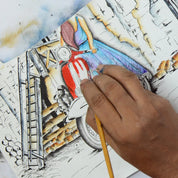 Assymetric Crossbody - 8354| Anuschka Leather India